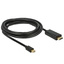 Delock Videokabel - DisplayPort / HDMI - HDMI (M) bis Mini DisplayPort (M)