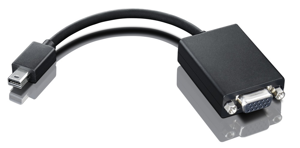 Lenovo 0A36536 mini-DisplayPort VGA Schwarz Kabelschnittstellen-/adapter