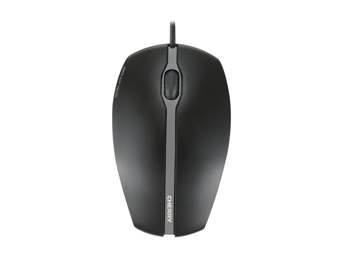 Cherry Gentix Silent USB Optisch 1000DPI Ambidextrös Schwarz Maus