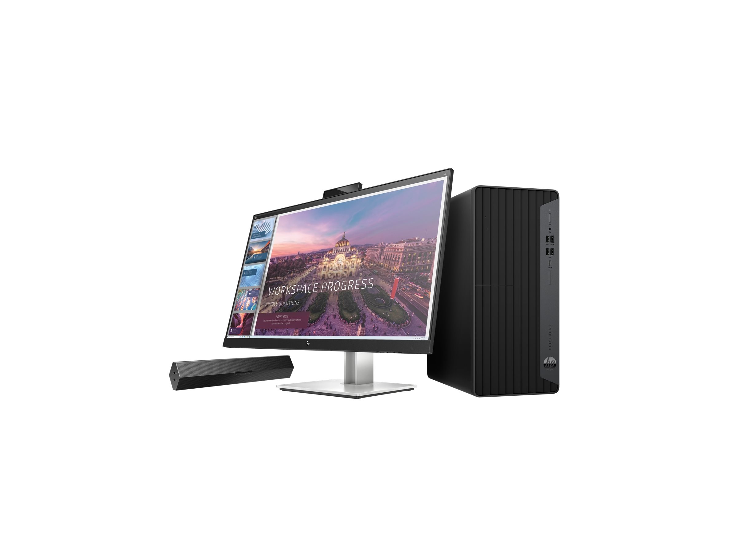 HP S101 - Soundleiste - für Monitor - 2.5 Watt - Schwarz (Grill Farbe - Schwarz)