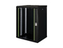 Schrank Wandmontage 16HE, schwarz