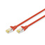 Digitus Patchkabel CAT6a, S/FTP, 1m, rot