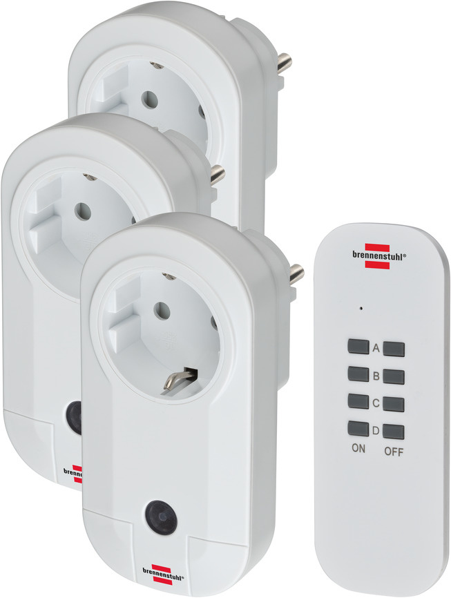 Brennenstuhl 1507040 - Kabellos - 433,92 MHz - Indoor - Weiß - 25 m - IP20