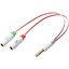 SANDBERG Headset Converter - Headsetadapter - 4-poliger Mini-Stecker männlich...