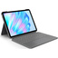 Logitech Combo Touch, KeyboardDock für Apple iPad Air 11 (M2) 2024, grau, DE