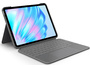 Logitech Combo Touch, KeyboardDock für Apple iPad Air 11 (M2) 2024, grau, DE