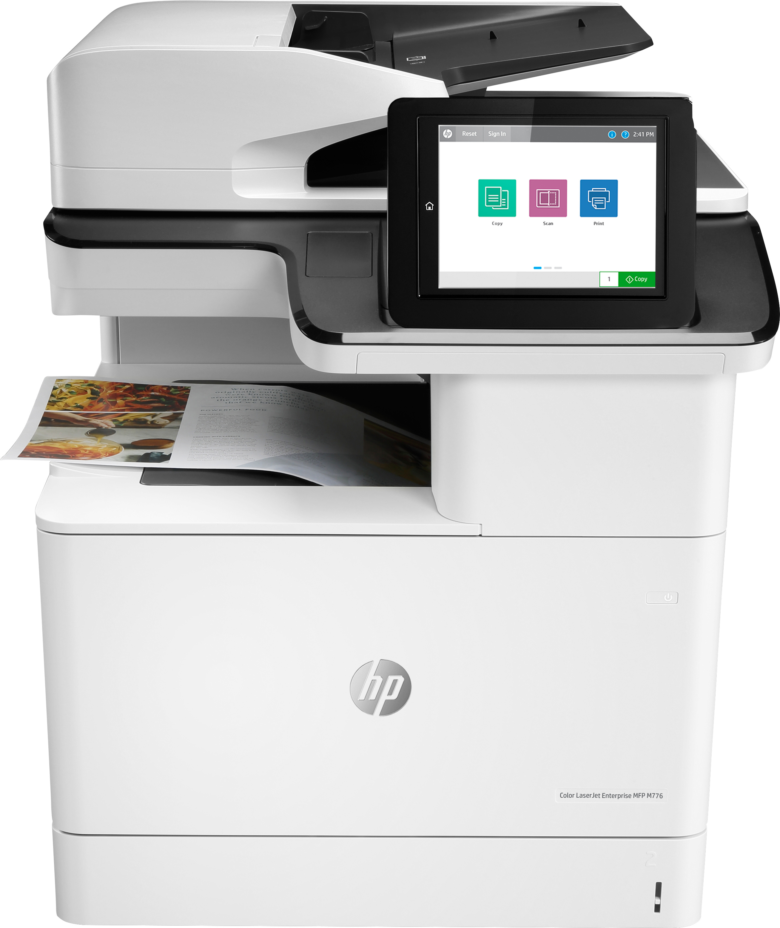HP LaserJet Enterprise MFP M776dn, Laser color, MFP, A3
