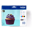 Brother Value Pack cyan/magenta/yellow/black LC123 je ca. 600 Seiten