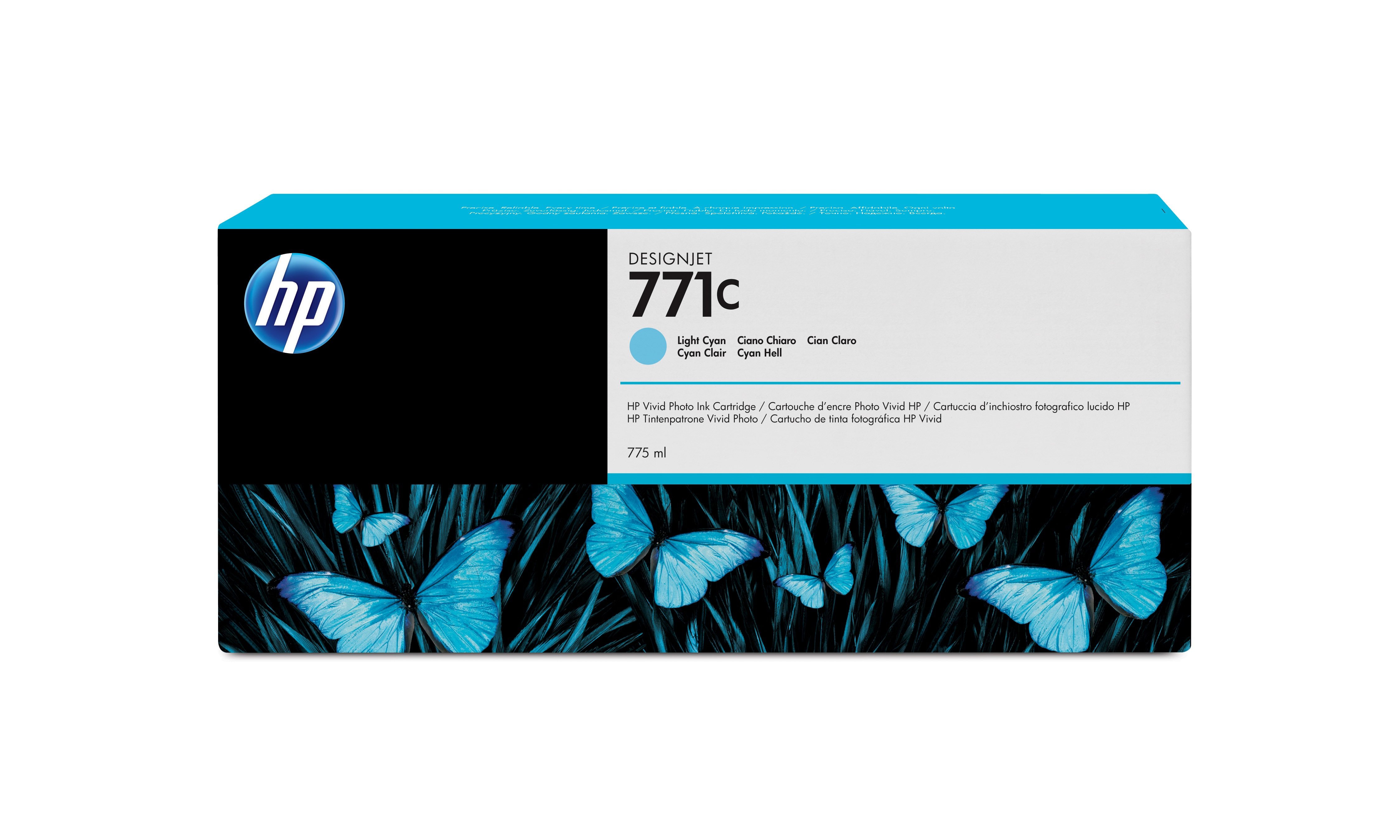 HP Tinte light cyan Nr. 771C (B6Y12A) 775 ml