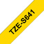 P-Touch TZES641 Spezialband extra-stark-klebend schwarz/gelb  8m - laminiert...