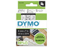 Dymo D1 - Polyester - selbstklebend - Schwarz auf Weiß - Rolle (0,6 cm x 7 m)
