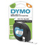 Dymo LetraTAG - Kunststoff - weiß - Rolle (1,2 cm x 4 m)