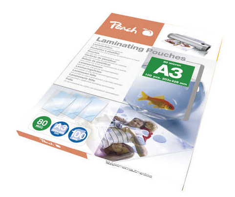 Peach 100er-Pack - glänzend - A3 (297 x 420)