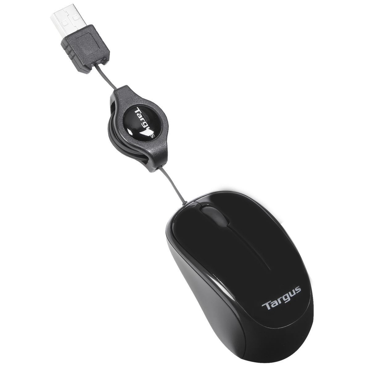 Targus Compact Blue Trace - Maus - Optisch - Schwarz, Blau, Grau