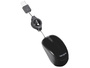 Targus Compact Blue Trace - Maus - Optisch - Schwarz, Blau, Grau