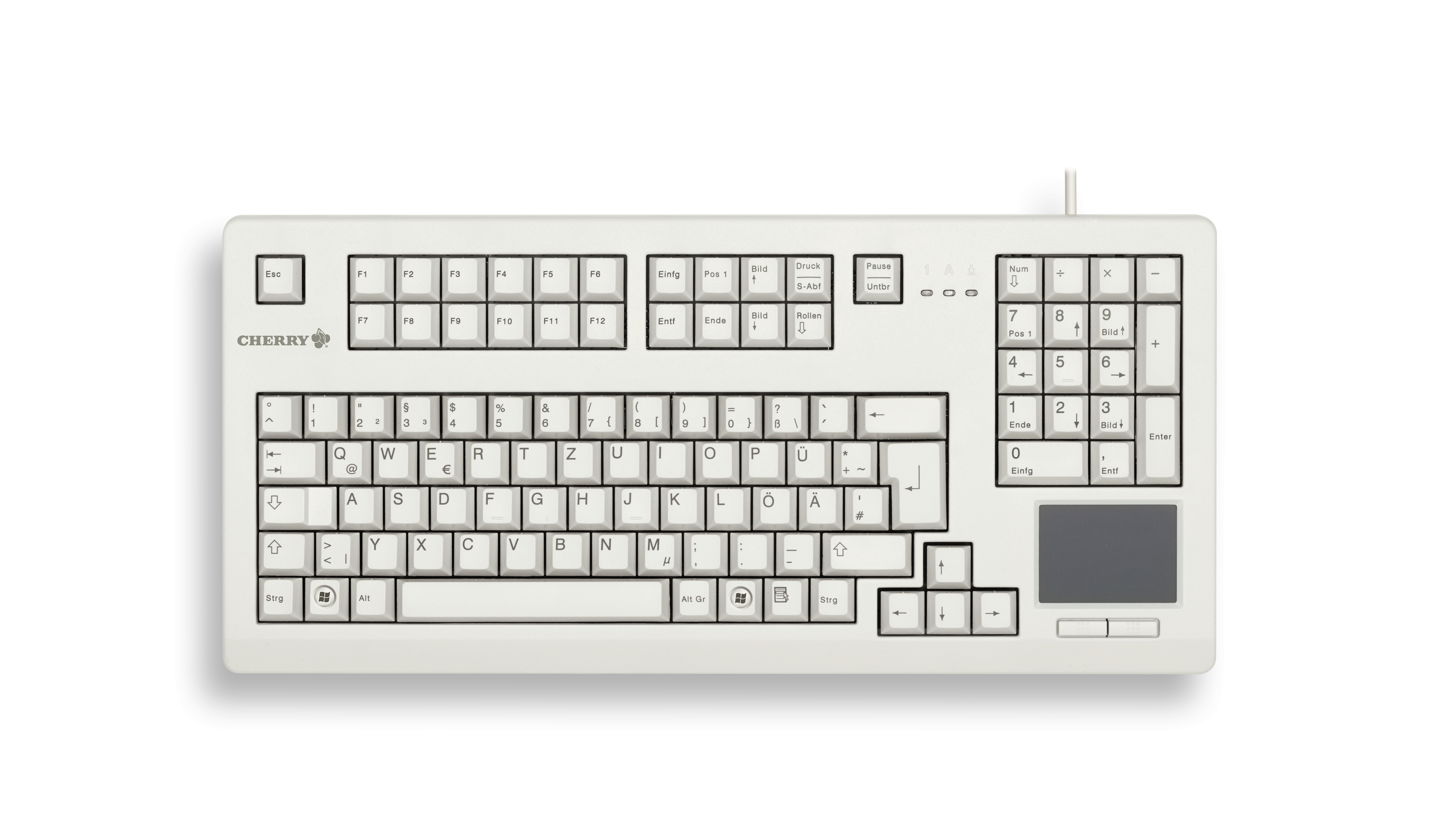 CHERRY TouchBoard Keyboard USB grey (DE)
