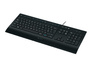 Logitech Corded Keyboard for Business K280e, schwarz, USB, DE