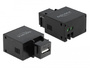 Delock Keystone Modul  mit USB Typ-A Ladebuchse 2,1 A schwarz