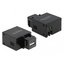 Delock Keystone Modul  mit USB Typ-A Ladebuchse 2,1 A schwarz