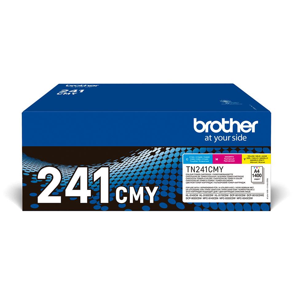 Brother Multipack TN241 C/M/Y ca. 1.400 Seiten