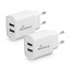 MEDIARANGE 12W Steckdosen-Ladegerät mit zwei USB-A weiß