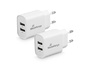MEDIARANGE 12W Steckdosen-Ladegerät mit zwei USB-A weiß
