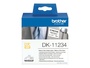 Brother DK11234 - Papier - selbstklebend - Schwarz auf Weiß - 60 x 86 mm 260...
