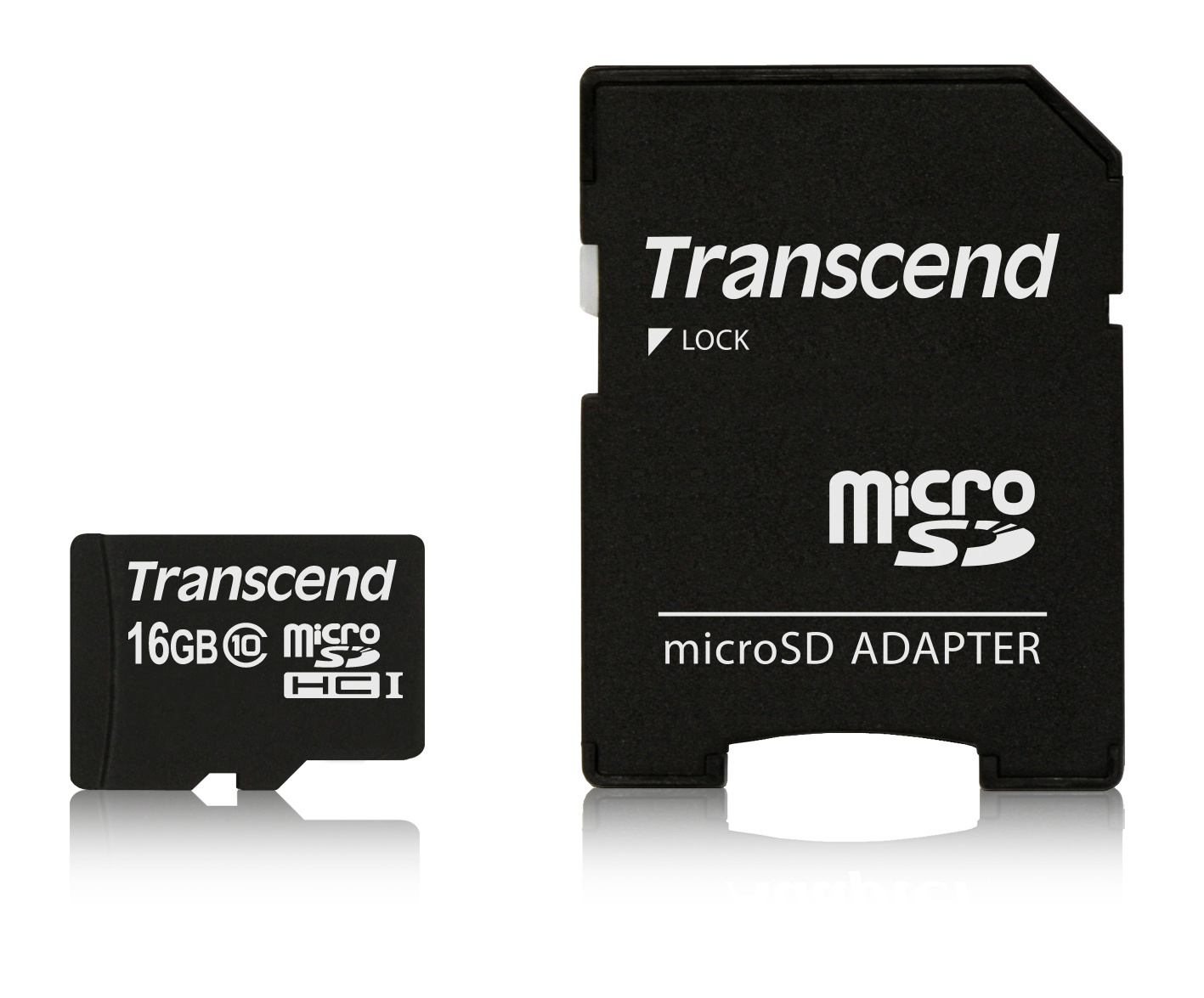 Transcend Flash-Speicherkarte (microSDHC/SD-Adapter inbegriffen) - Micro SDHC...