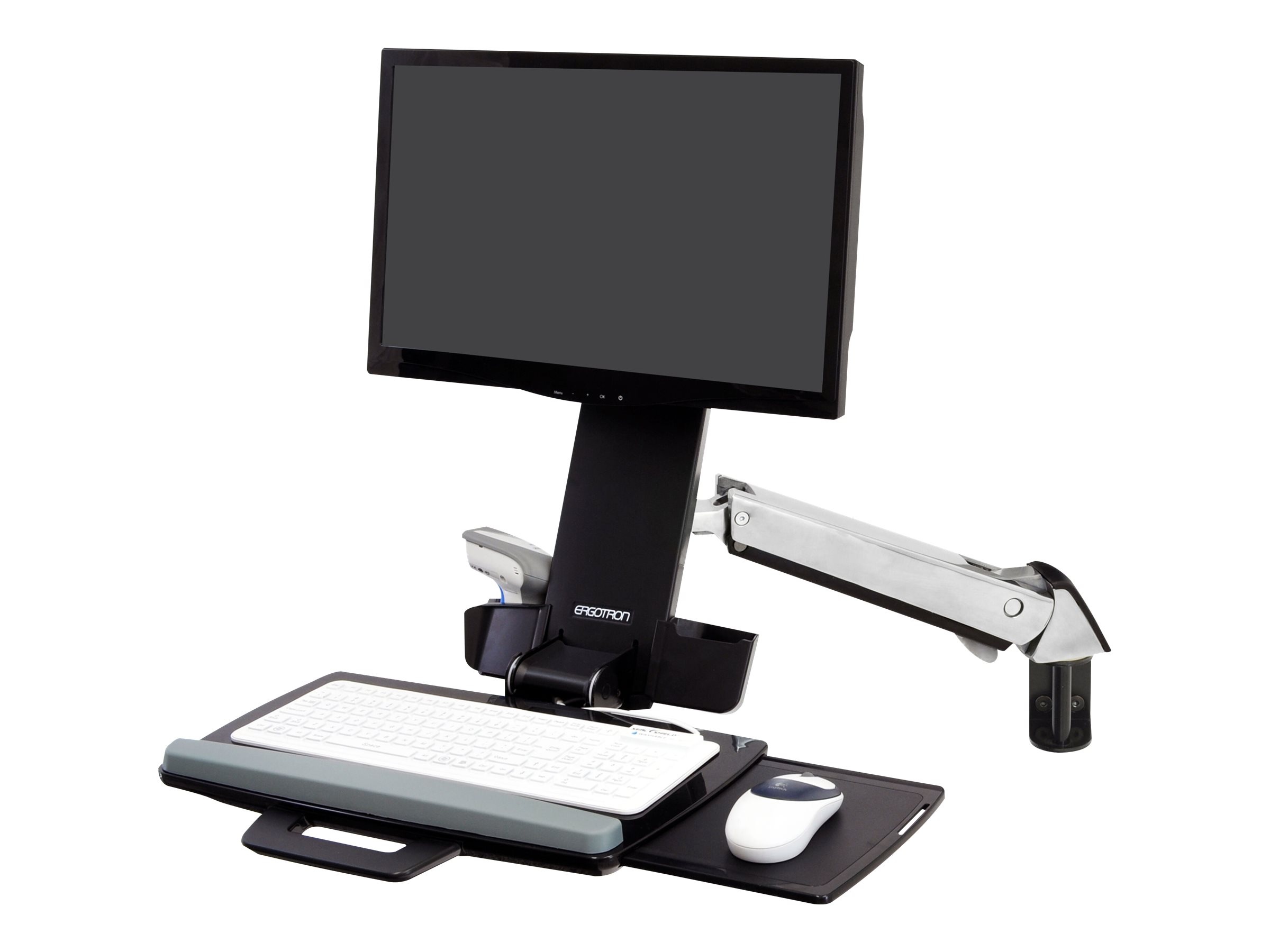 Ergotron StyleView Sit-Stand Combo Arm 24Zoll Aluminium