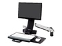 Ergotron StyleView Sit-Stand Combo Arm 24Zoll Aluminium