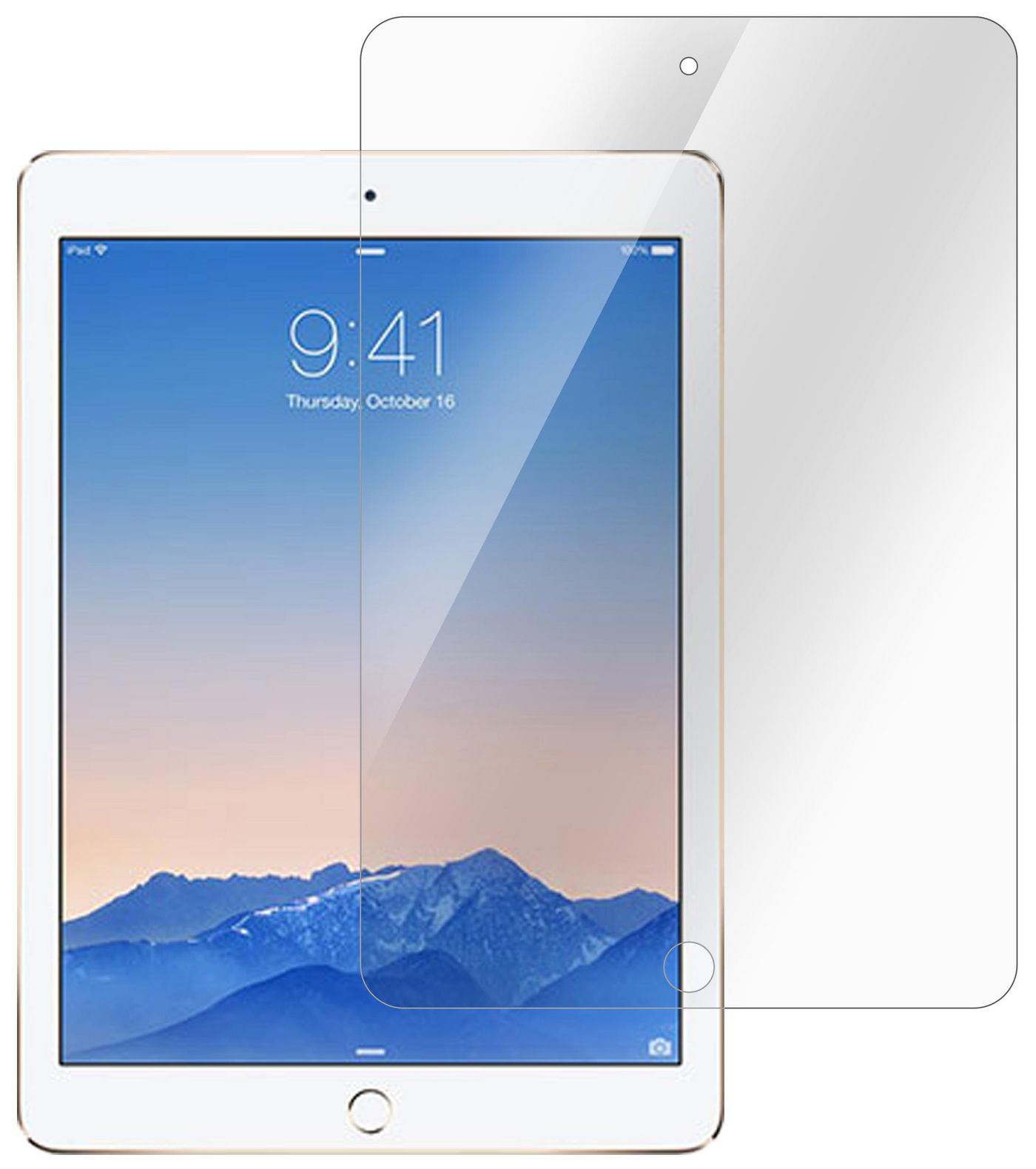 eStuff Panzerglas für Apple iPad Air/Air2/9.7