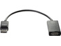 HP 2JA63AA Videokabel-Adapter DisplayPort HDMI Type A (Standard) Schwarz