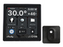 Shelly - Unterputz - Wall Display Black & BLU H&T Black - Android - WLAN -...