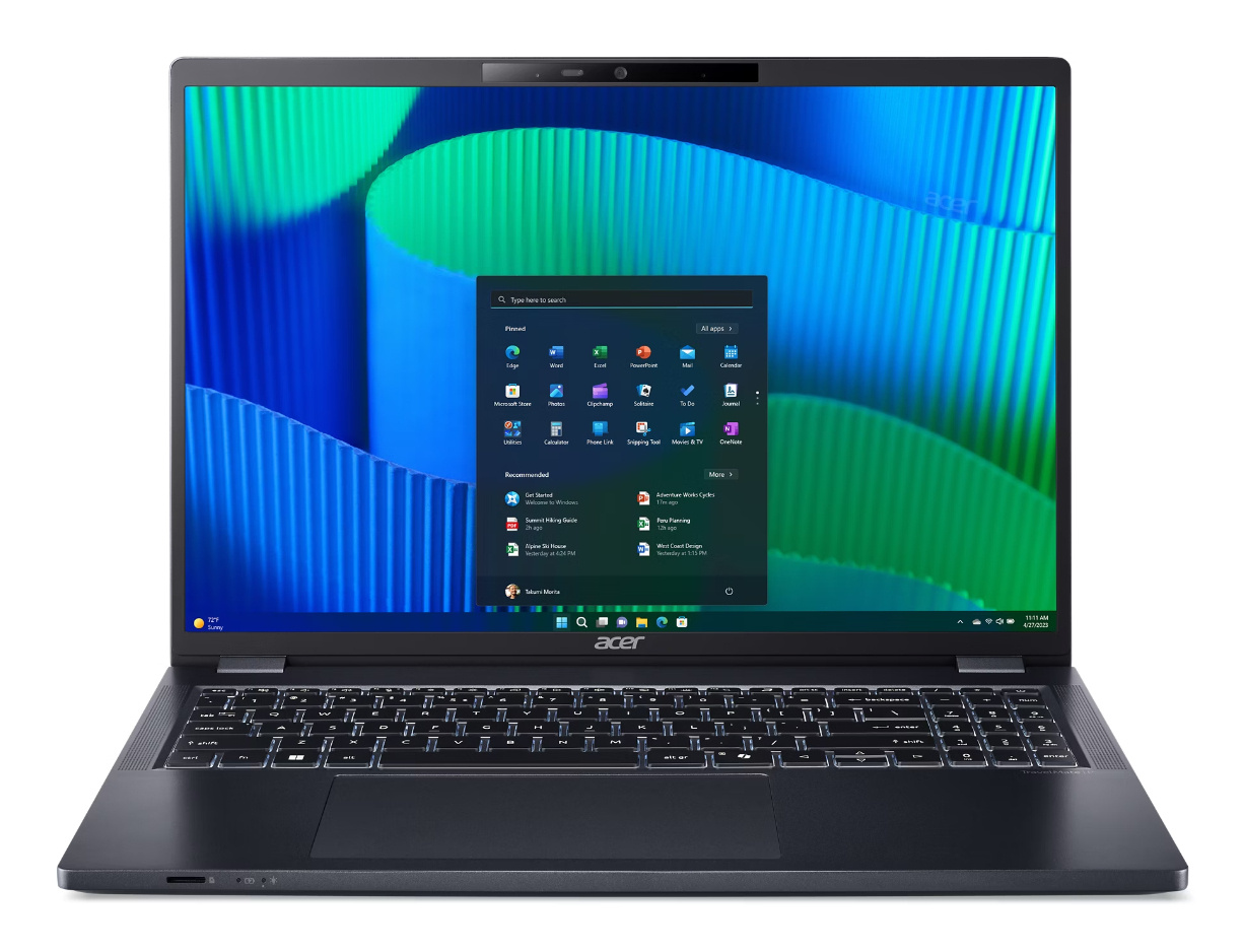 mit Mobilfunkanbindung Acer TravelMate P4 Spin 14 TMP414RN-54-TCO-5496, 14 WUXGA, Core Ultra 5...