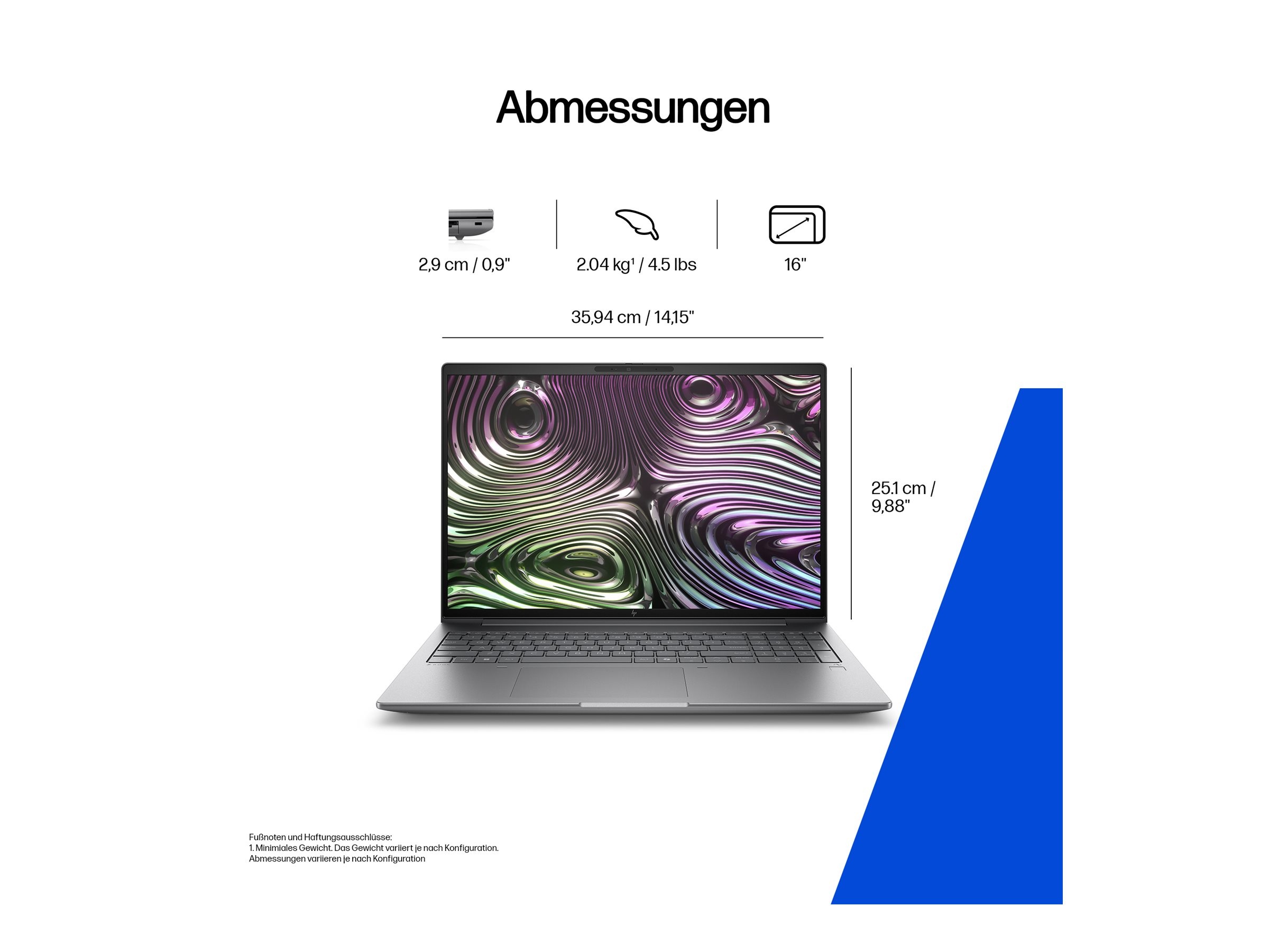 mehr Arbeitsspeicher HP ZBook X G1i 16, 16 WQUXGA, Core Ultra 9 285H, 64GB RAM, 1TB SSD, RTX PRO...