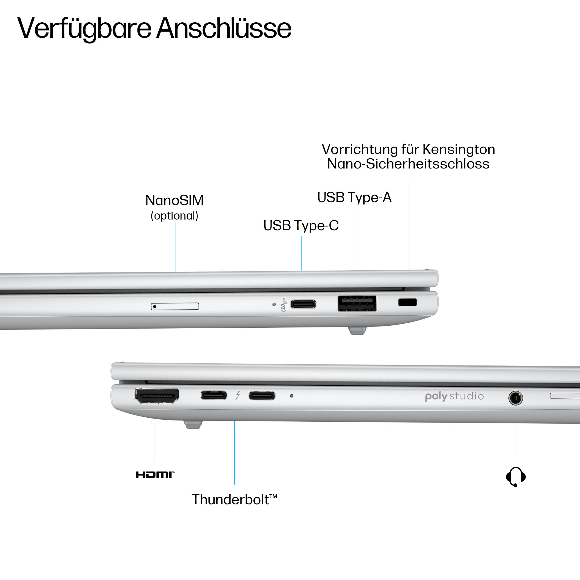 mehr Arbeitsspeicher HP EliteBook 8 G1i, 16 WUXGA, Core Ultra 5 225U, 16GB RAM, 1TB SSD, Win11 Pro