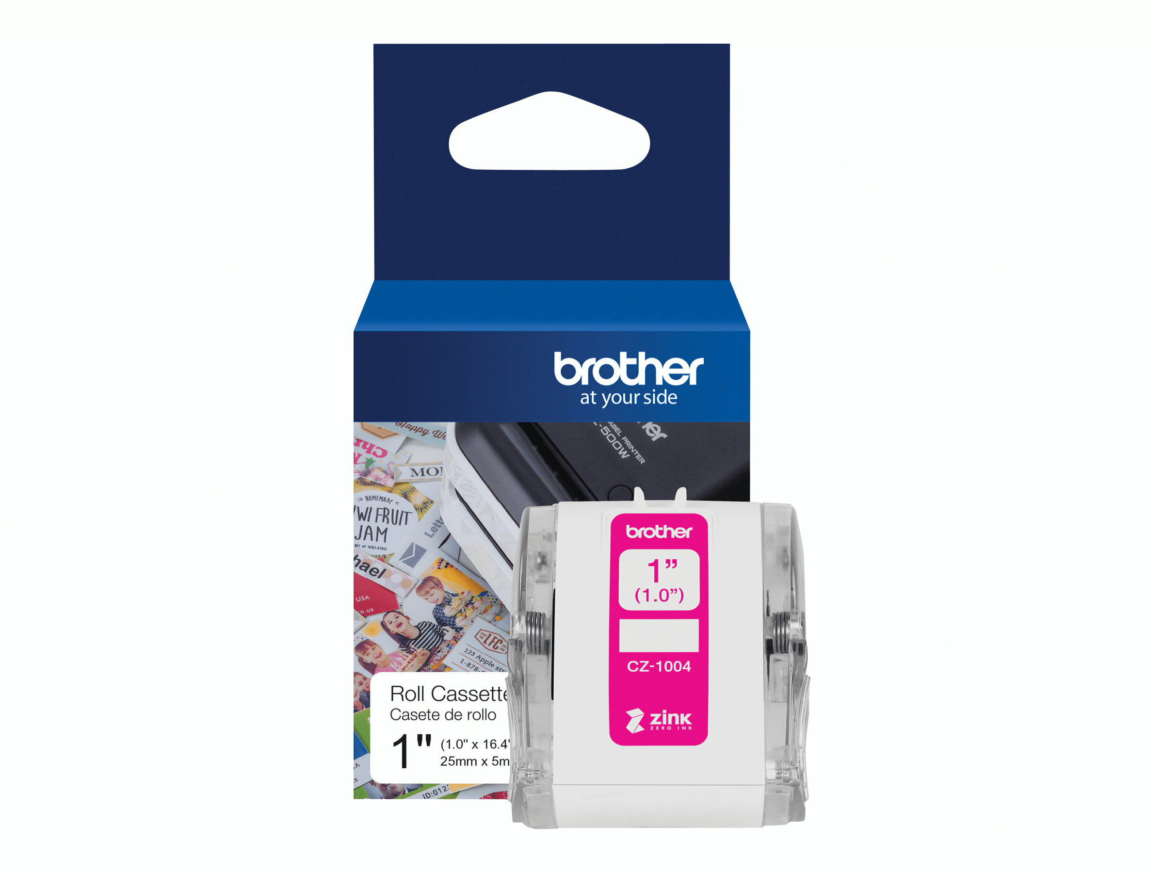 BROTHER Farbetikettenrolle CZ1004, 25mm