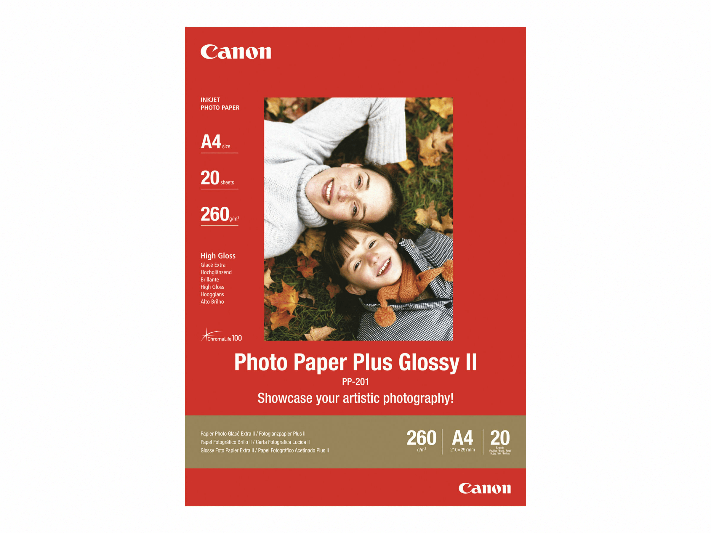 CANON Photoglanzpapier Plus II 13x13 20Blatt