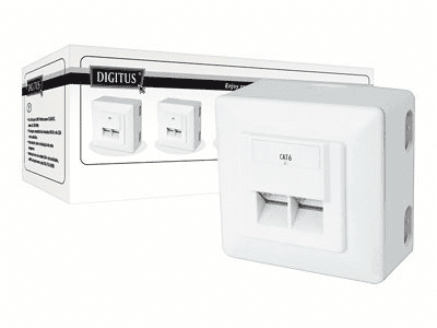 DIGITUS Modular Wall Outlet CAT6 RJ-45
