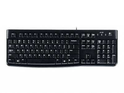 Logitech K120 - Tastatur - 105 Tasten QWERTZ - Schwarz