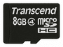 Transcend Flash-Speicherkarte - Micro SDHC - 8 GB