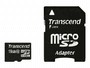 Transcend Flash-Speicherkarte (microSDHC/SD-Adapter inbegriffen) - Micro SDHC...