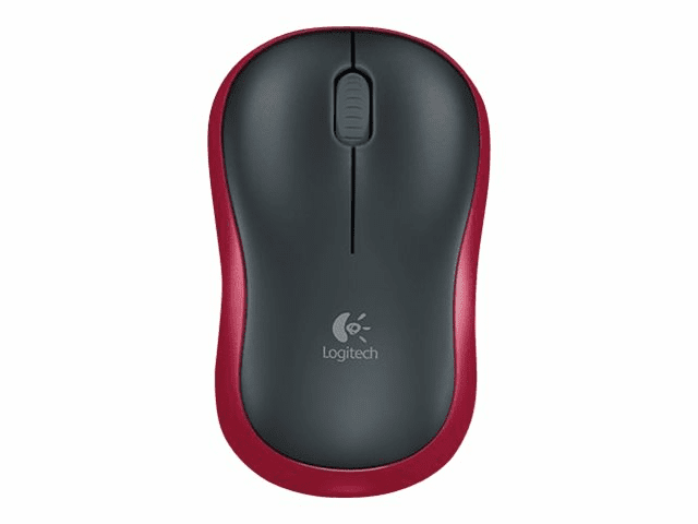 Logitech M185 - Maus - 1.000 dpi Optisch - 3 Tasten - Rot