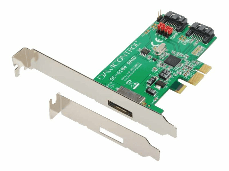 Dawicontrol DC-610e Raid Bl 2-Kanal SATA 6G eSata LP - Raid-Controller -...