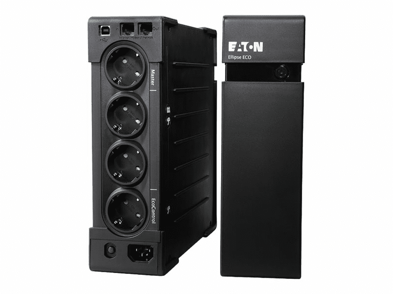 Eaton Ellipse ECO 800 USB DIN - (Offline-) USV 500 W Extern, Rack-Modul - 19 
