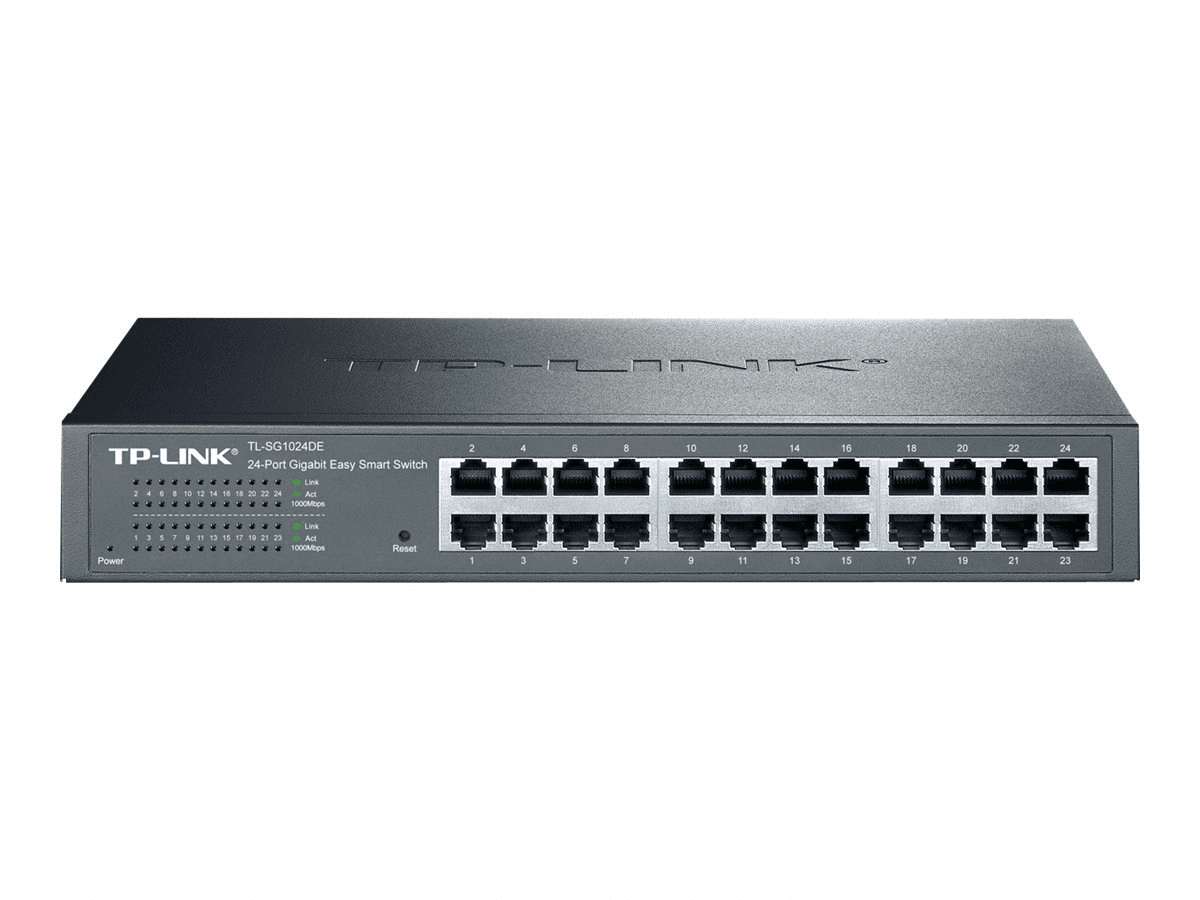 TP-Link TL-SG1024DE Desktop Gigabit Easy Smart Switch, 24x RJ-45