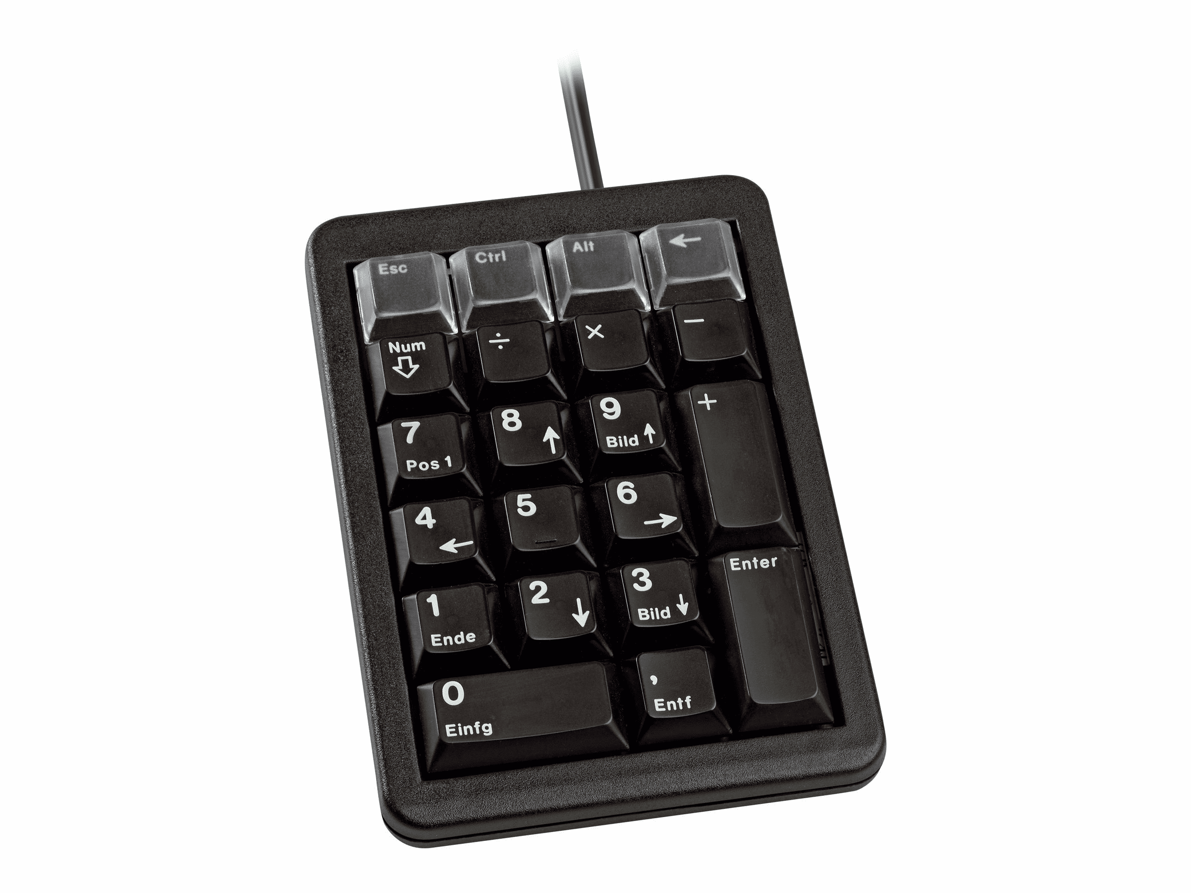 Cherry Slim Line Keypad G84-4700 - Tastatur - 21 Tasten - Schwarz
