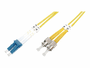 DIGITUS DK-2931-02 2m ST/BFOC SC Gelb Glasfaserkabel