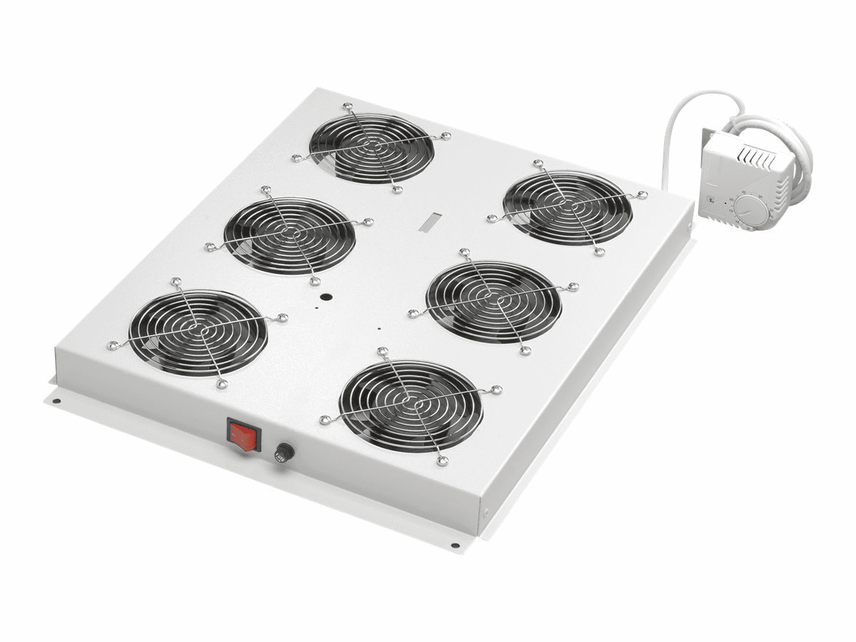 DIGITUS DN-19 FAN-6-SRV - Rack-Zubehör - RAL 7.035