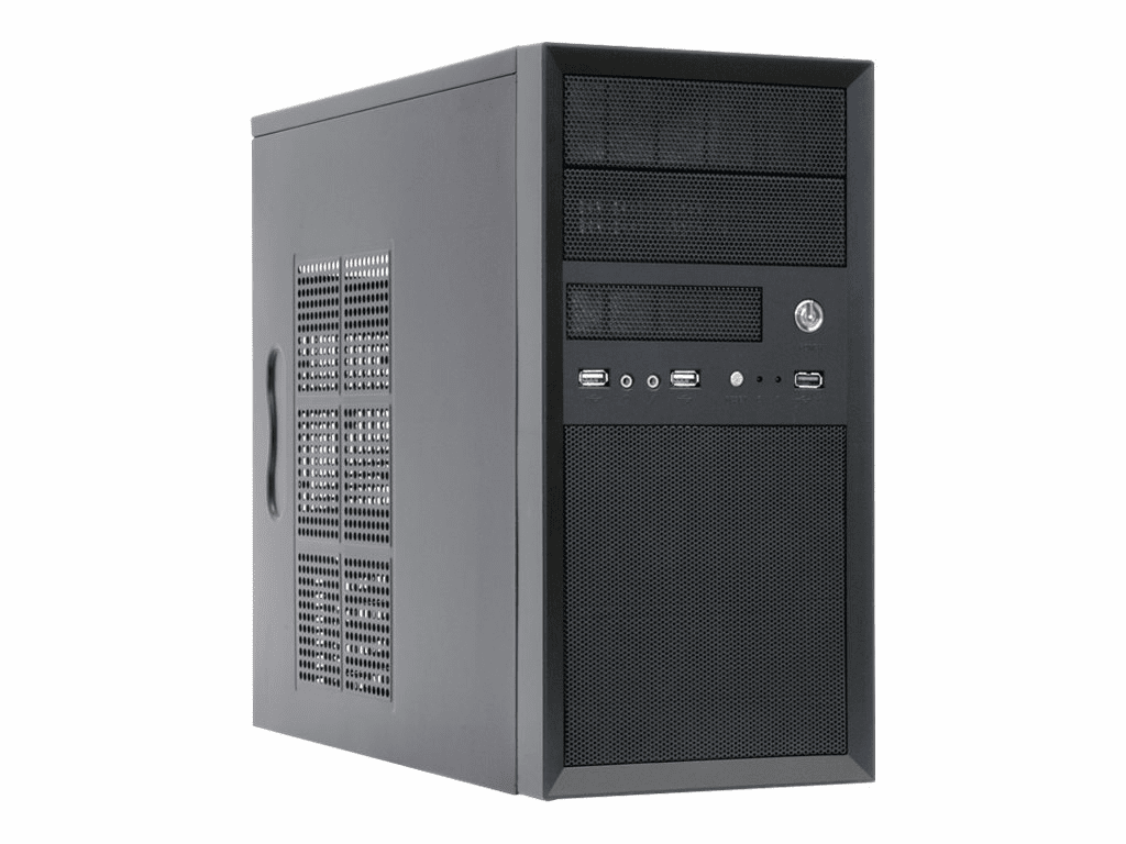 Chieftec Mesh Series CT-01B - Mini Tower - micro ATX - ohne Netzteil (ATX12V...